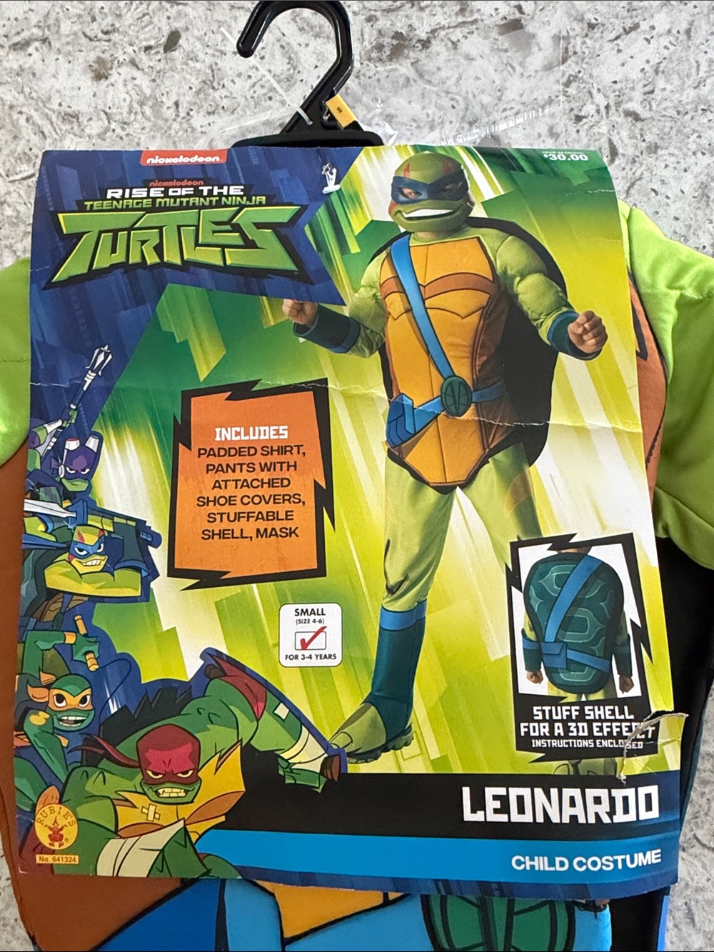 NWT Leonardo Kids Costume - Green/Blue